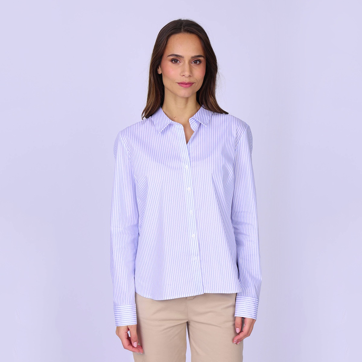 Chemise Gaston bleu ciel, MISE AU GREEN