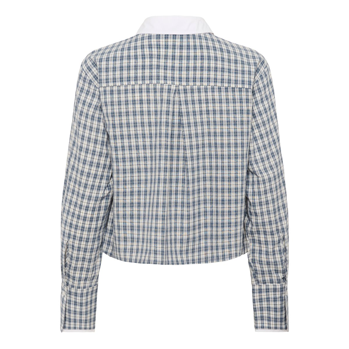 Chemise à manches longues bleu capri check blue, KAREN BY SIMONSEN