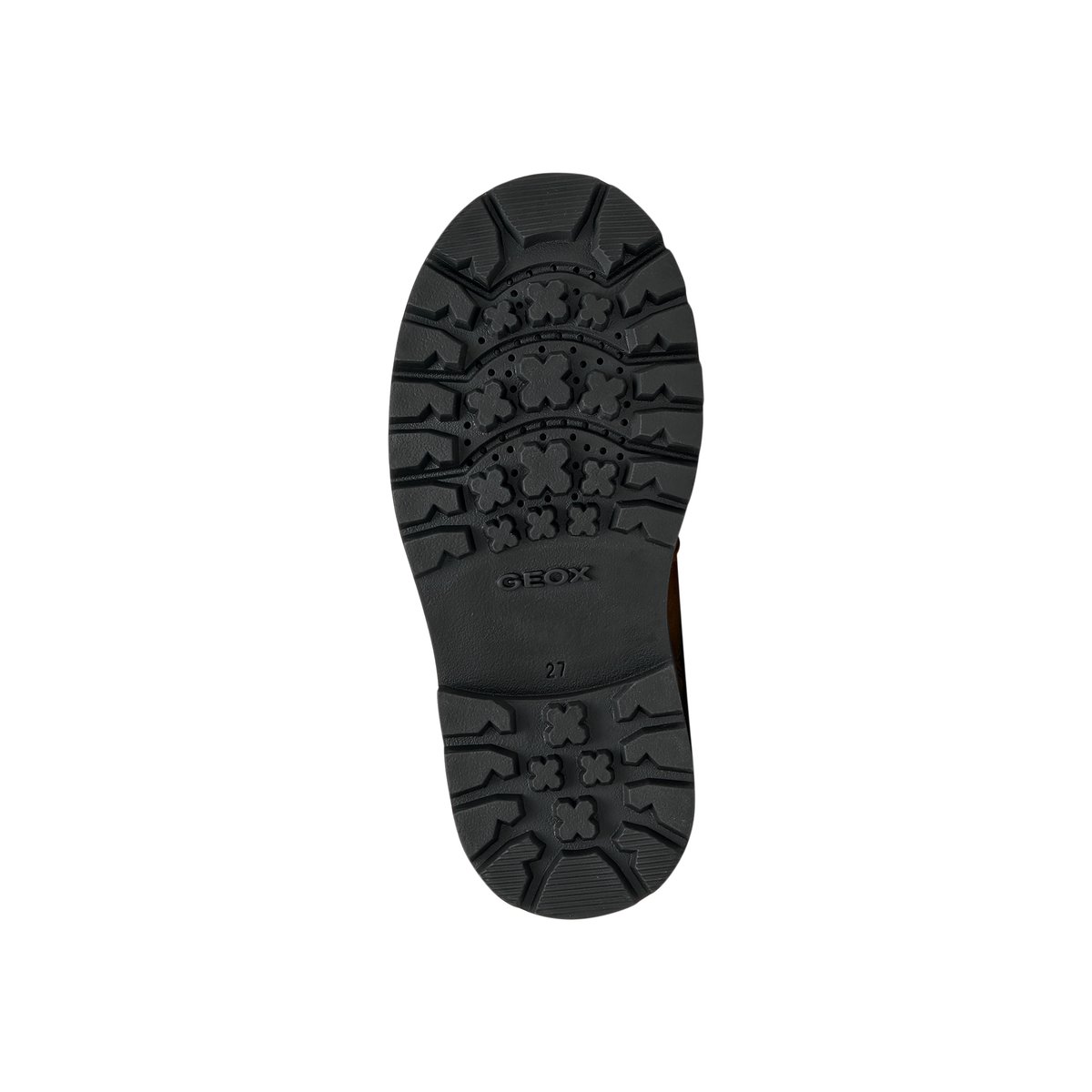 Bottines Cuir Shaylax cognac/noir, GEOX