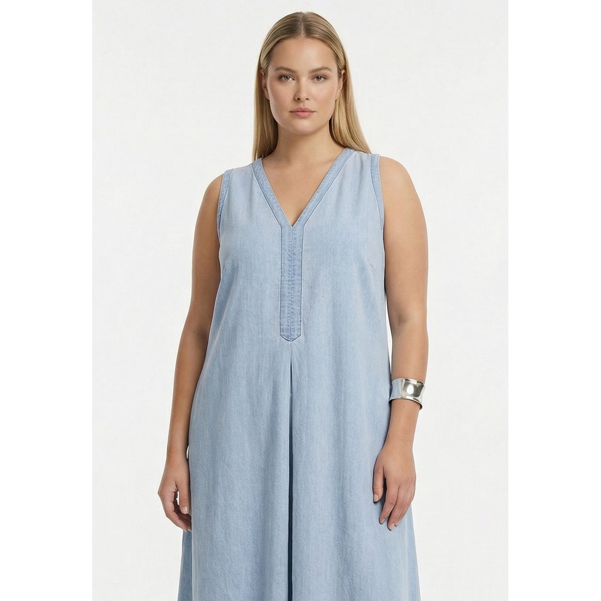 Robe sans manches bleu clair, YOEK