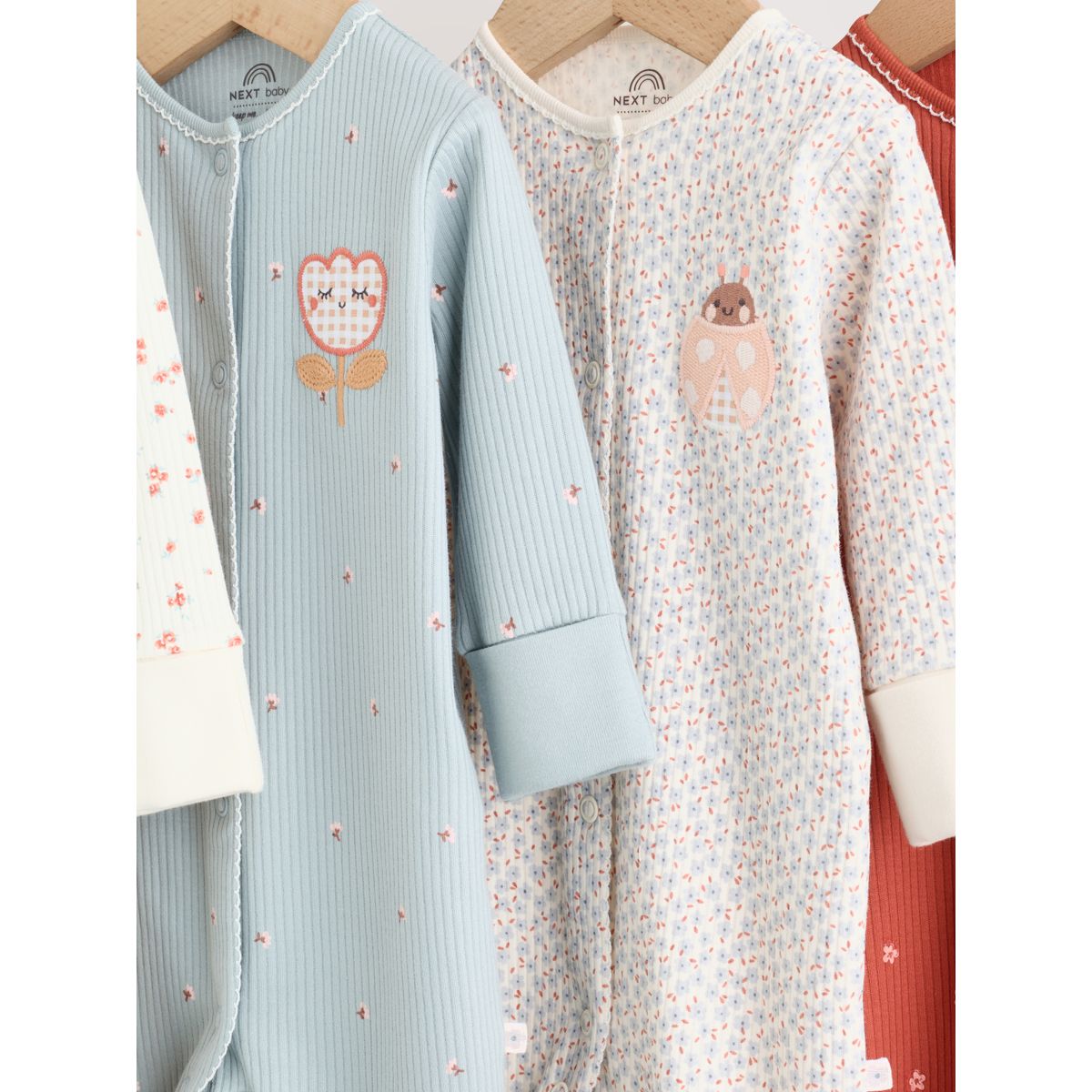 Dors-bien bébé, lot de 4 à fleurs multicolores, NEXT
