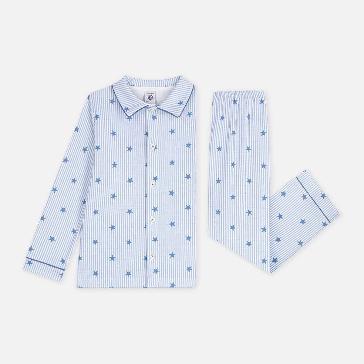 Pigiama 2 pezzi in cotone fantasia, PETIT BATEAU