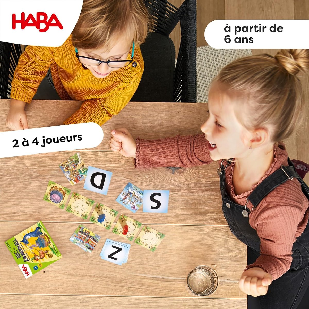 Jeu de duel Mots magiques jaune, HABA
