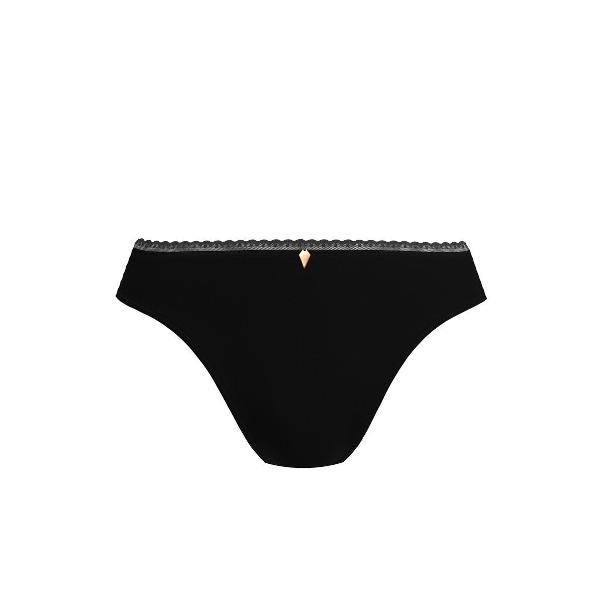 Slip taille medium ROMIE gris chiné, SANS COMPLEXE