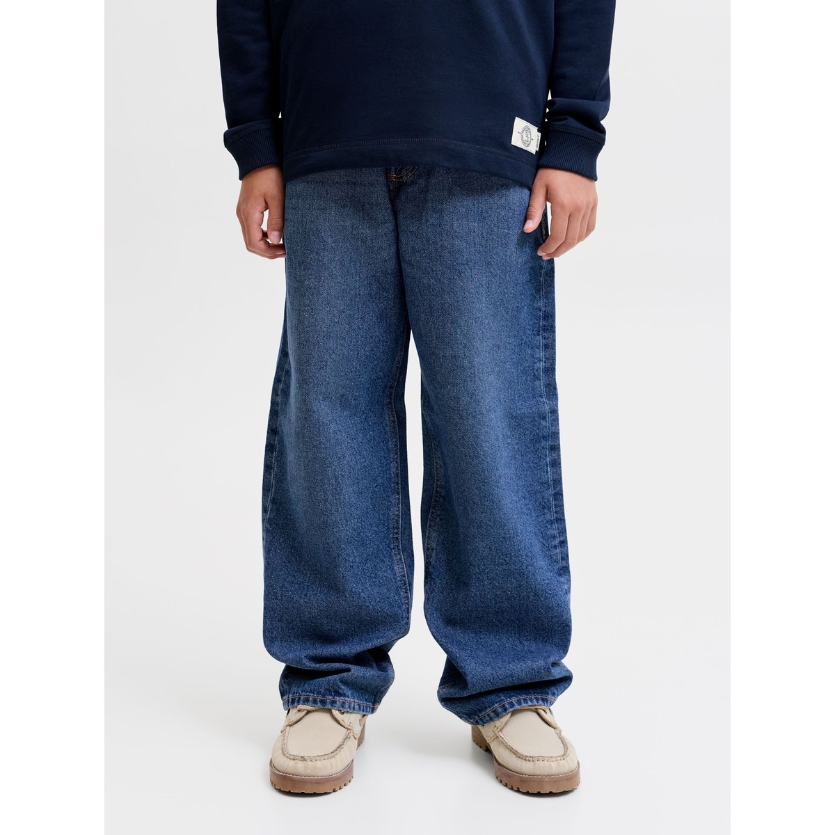 Jean Baggy Fit blue denim, JACK & JONES JUNIOR