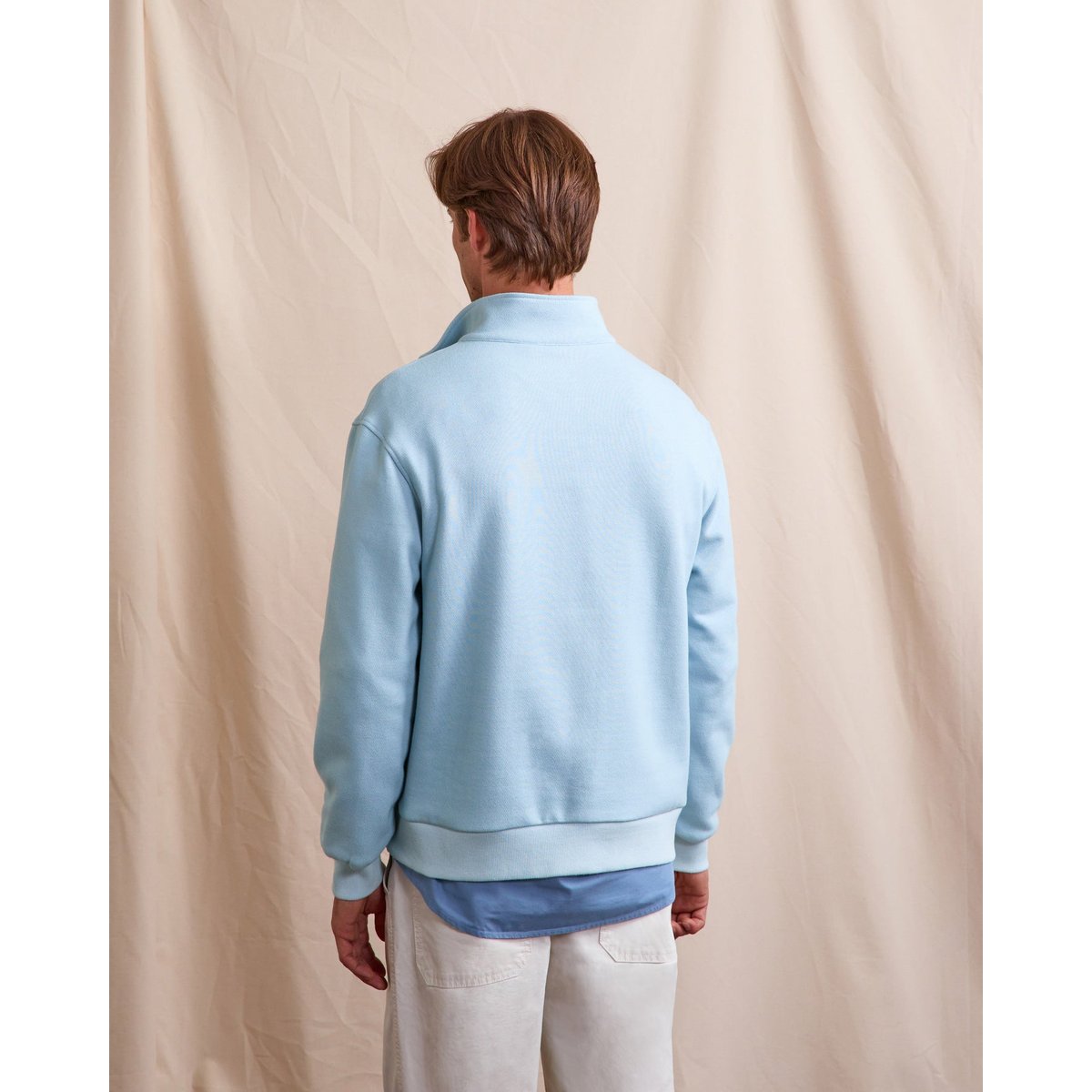 Sweat AMBOISE bleu ciel, FAGUO