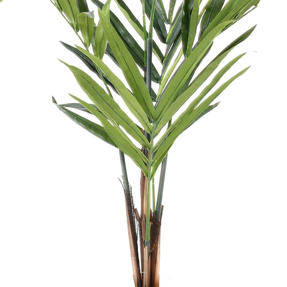 Palmier Kentia artificiel en pot tronc vert, ARTIFICIELLES