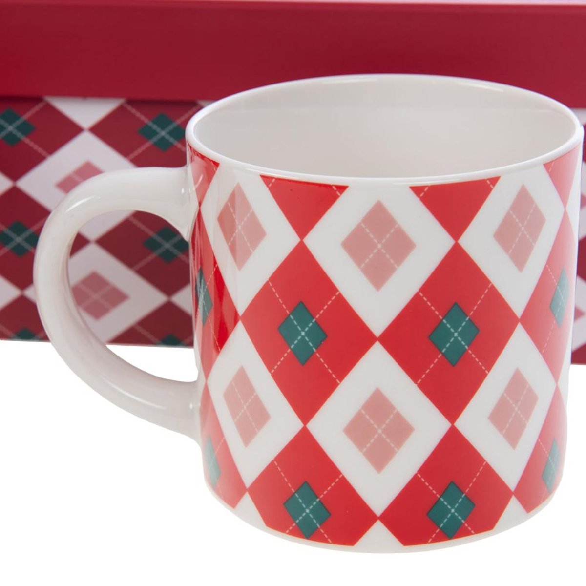 Coffret 2 mugs s Santa rouge, AMADEUS