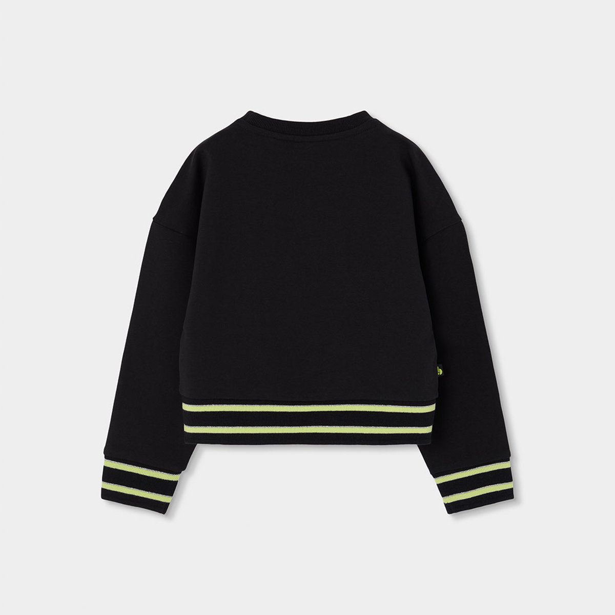 Sweatshirt e pour fille noir, BOBOLI