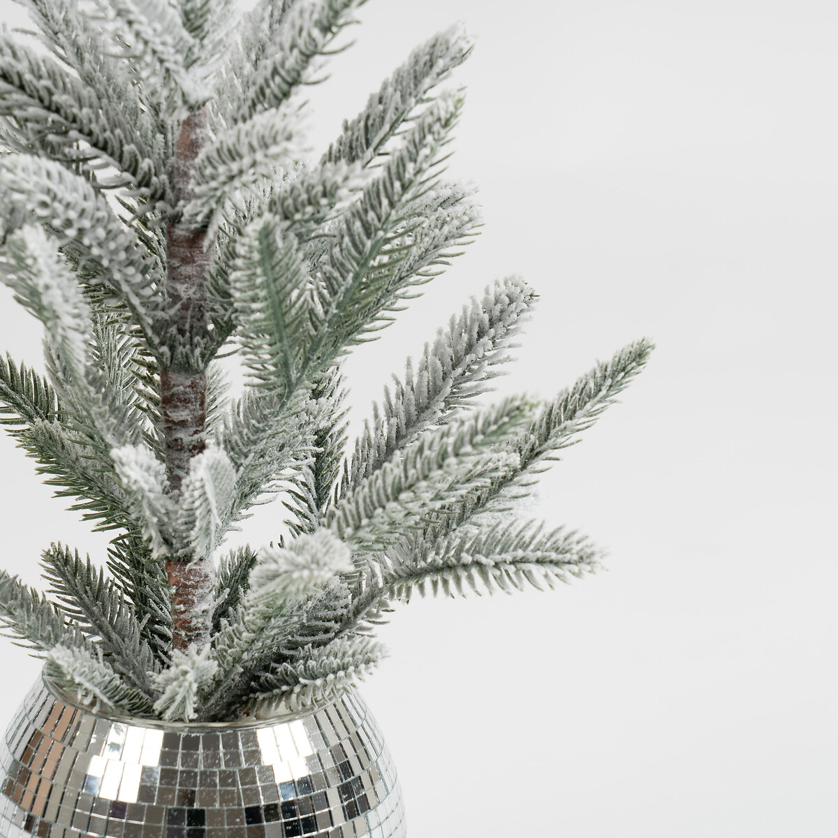 37cm Mirrorball Potted Christmas Tree silver-coloured, SO'HOME