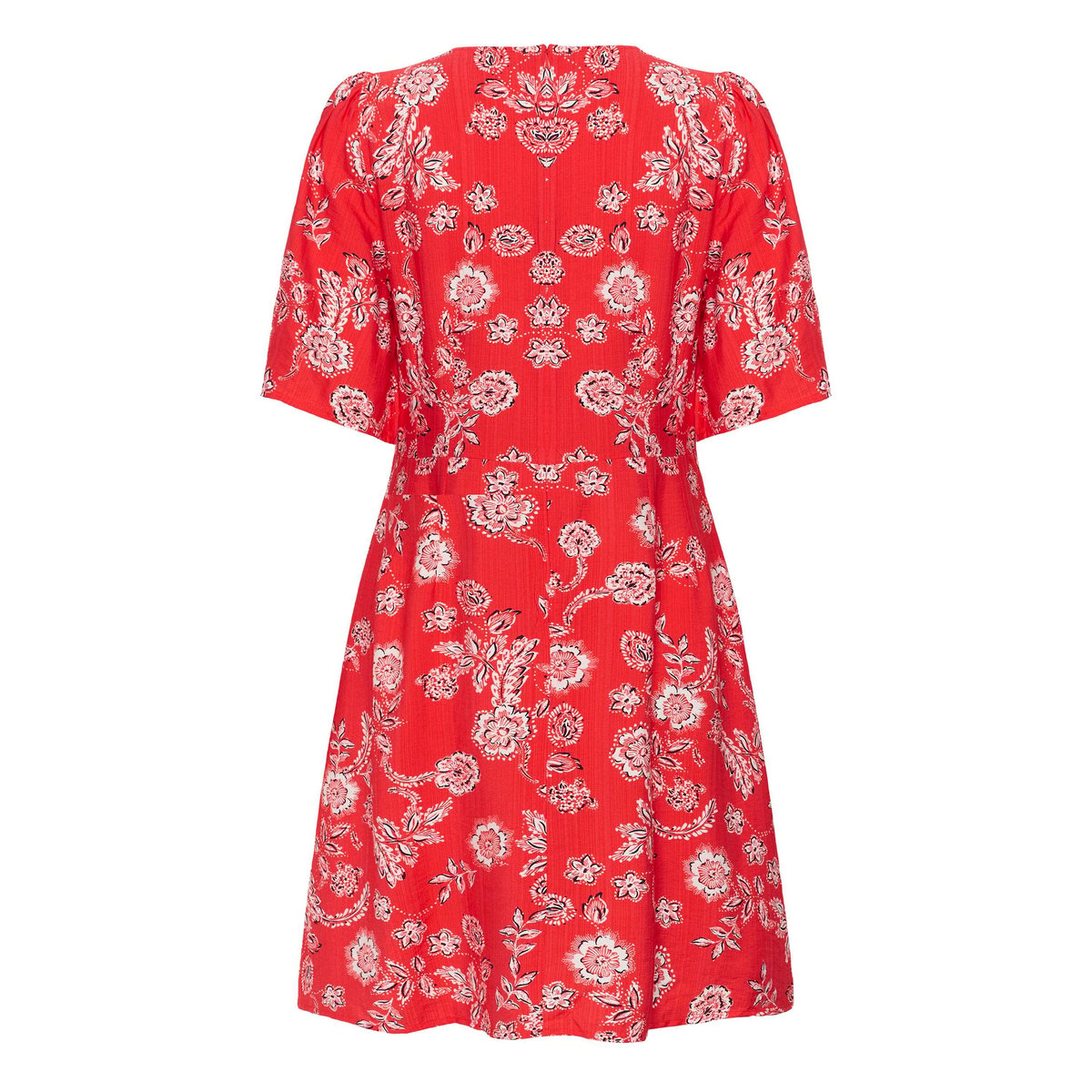 Robe rouge poppy red chalk flower, KAFFE