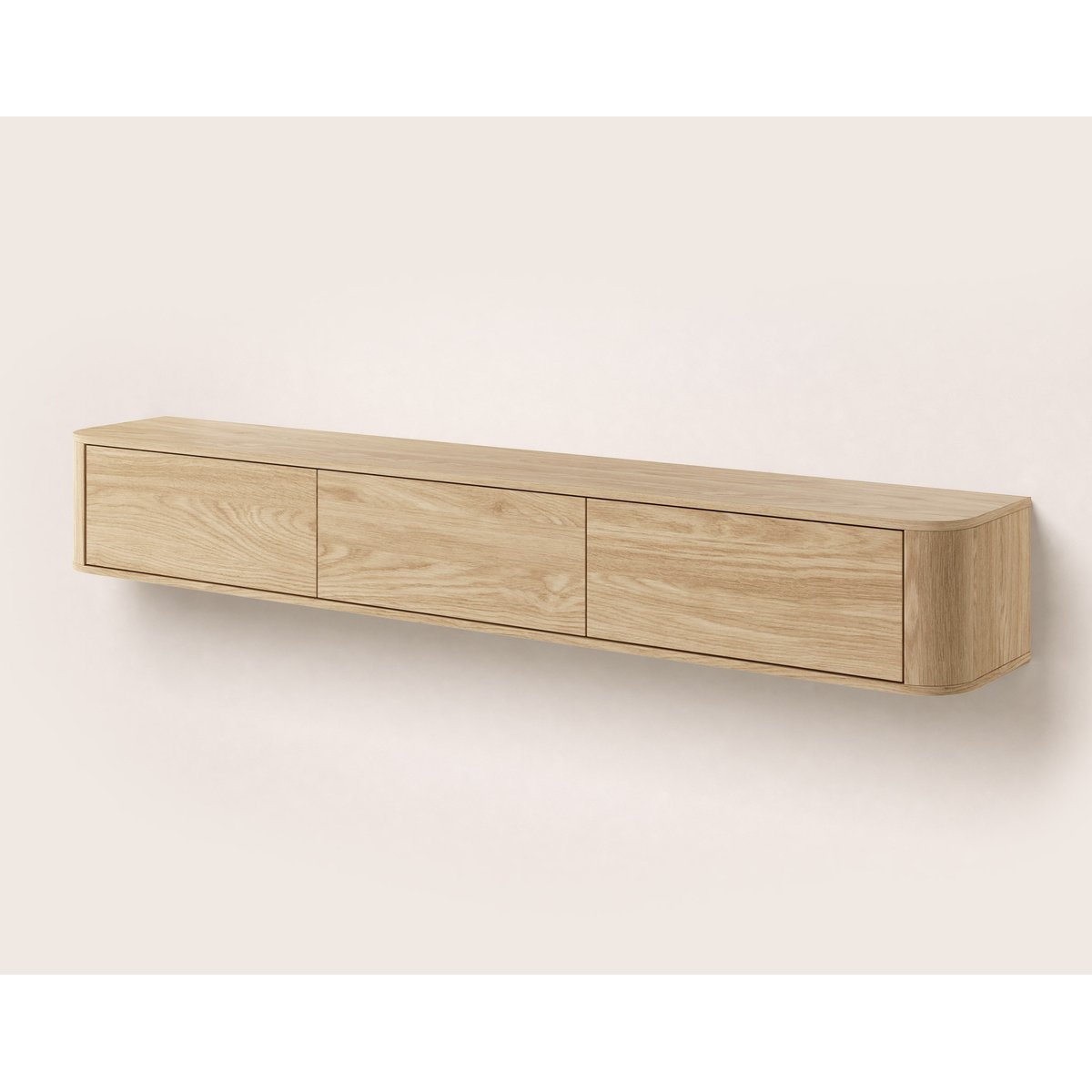 Meuble TV - MONA effet chêne, BEST MOBILIER