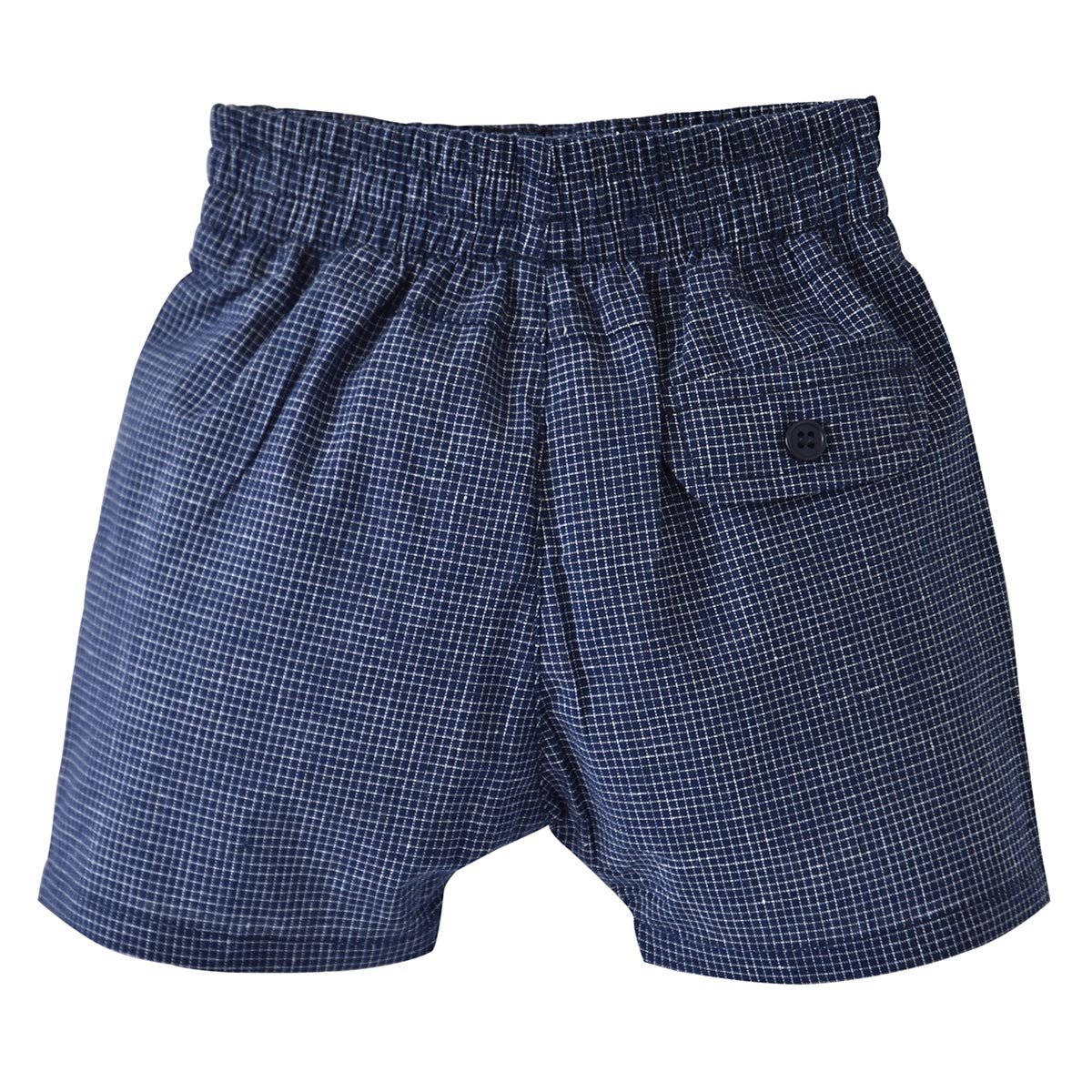 Tee-shirt et short court popcorn bleu, SUCRE D'ORGE