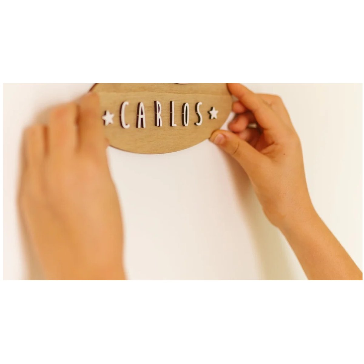 Plaque de porte personnalisable gris, VINTIUN