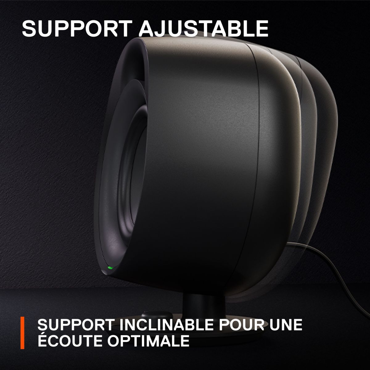 Enceinte PC ARENA 3 - BLACK couleur unique, STEELSERIES