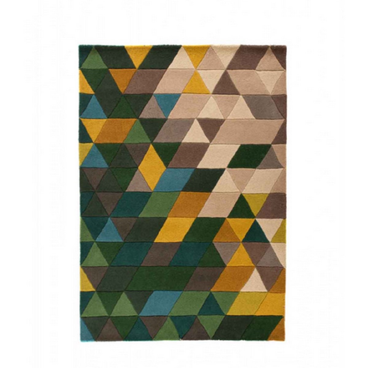 Tapis salon et chambre design pure laine SHAPE multicolore, NOVATREND