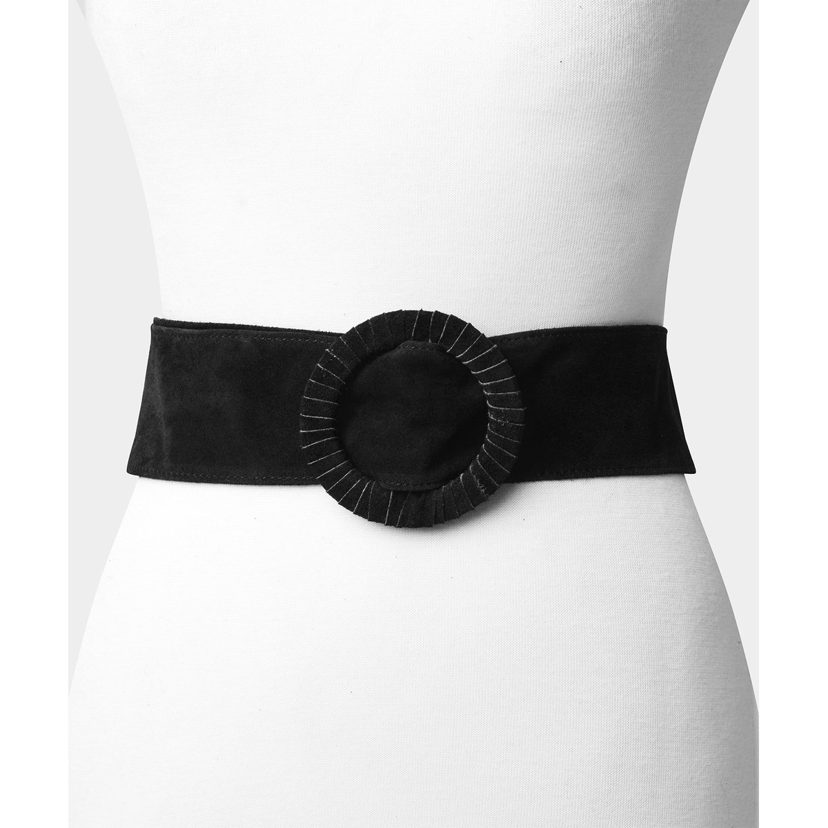 Ceinture Daim Rétro Point Glissé noir, JOE BROWNS