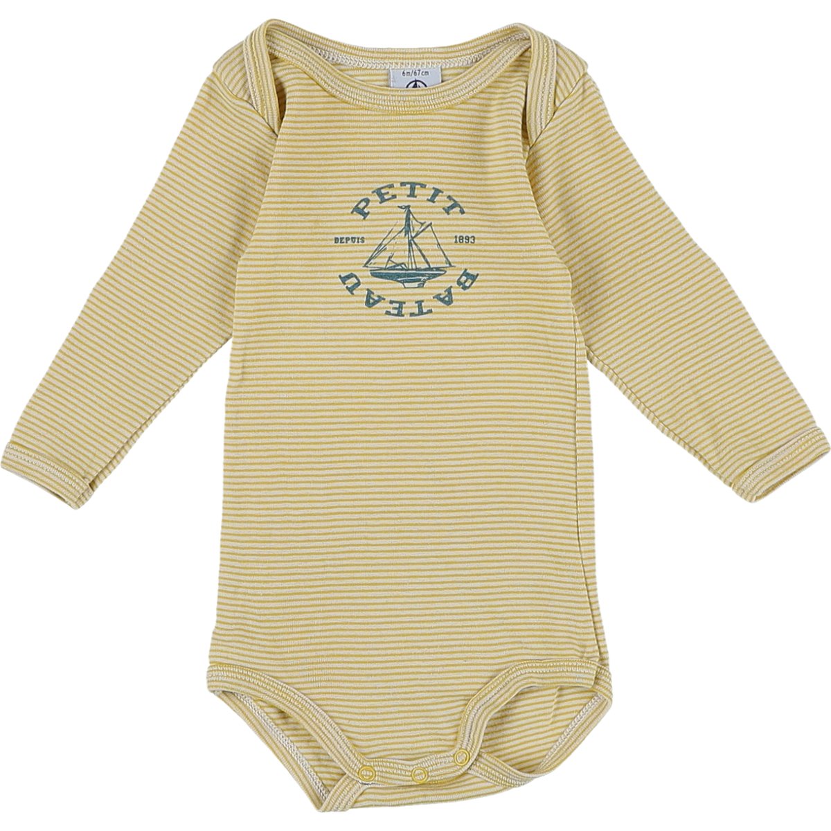 Body - Très bon état blanc;jaune, PETIT BATEAU