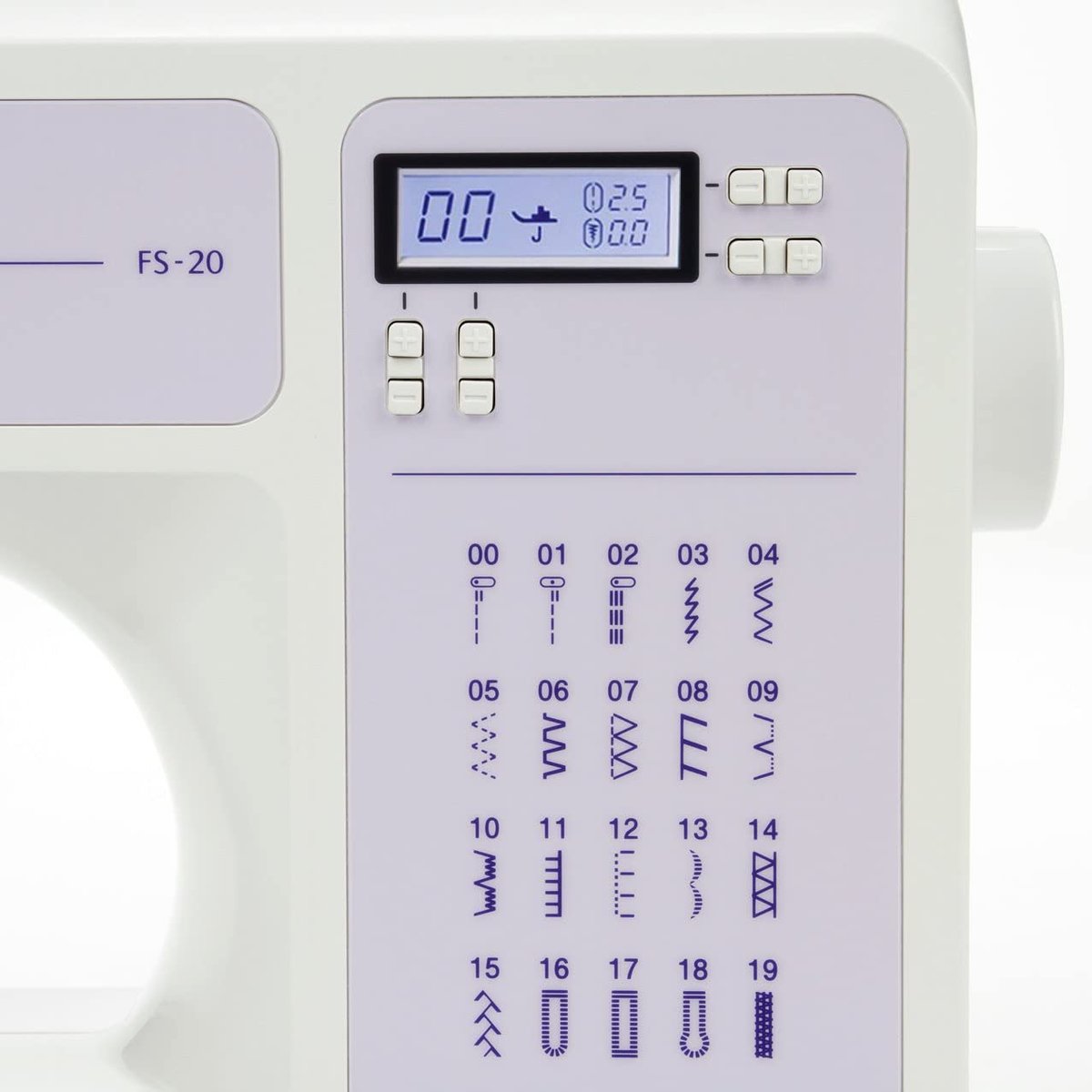 Machine à coudre FS20 électronique blanc, BROTHER