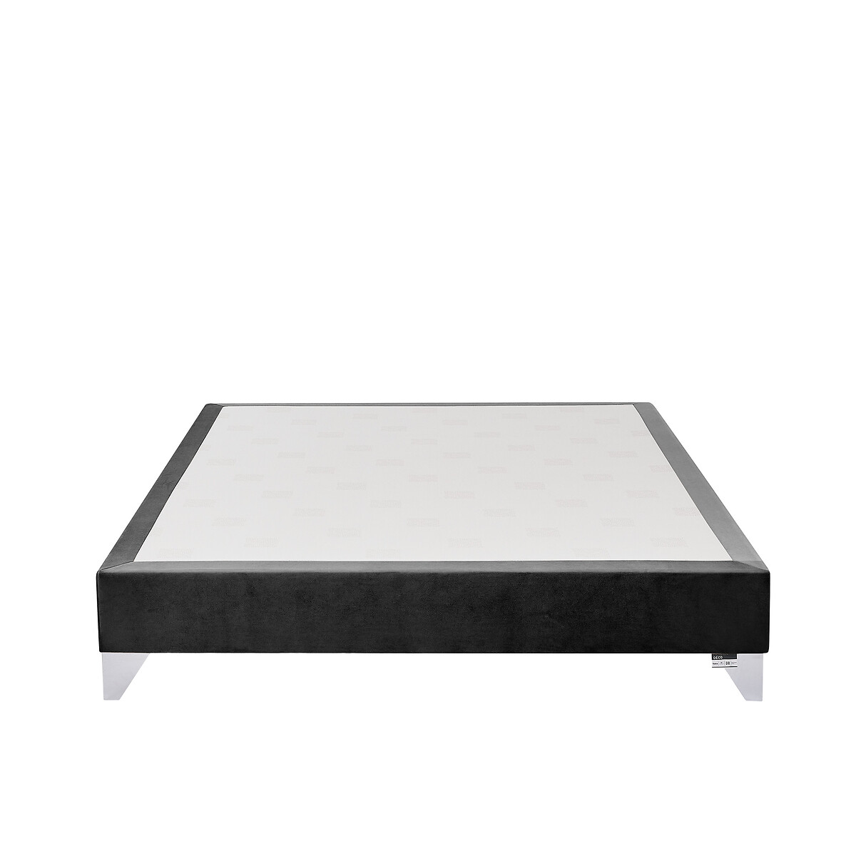 Sommier fixe 20 cm TEMPUR® velours anthracite, TEMPUR