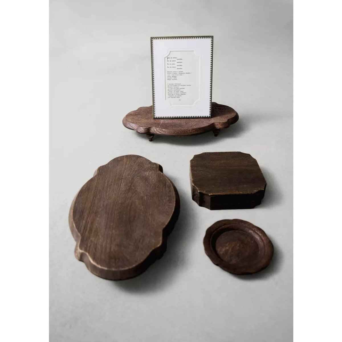 Cadre photo en verre, petit format or, MANGO HOME