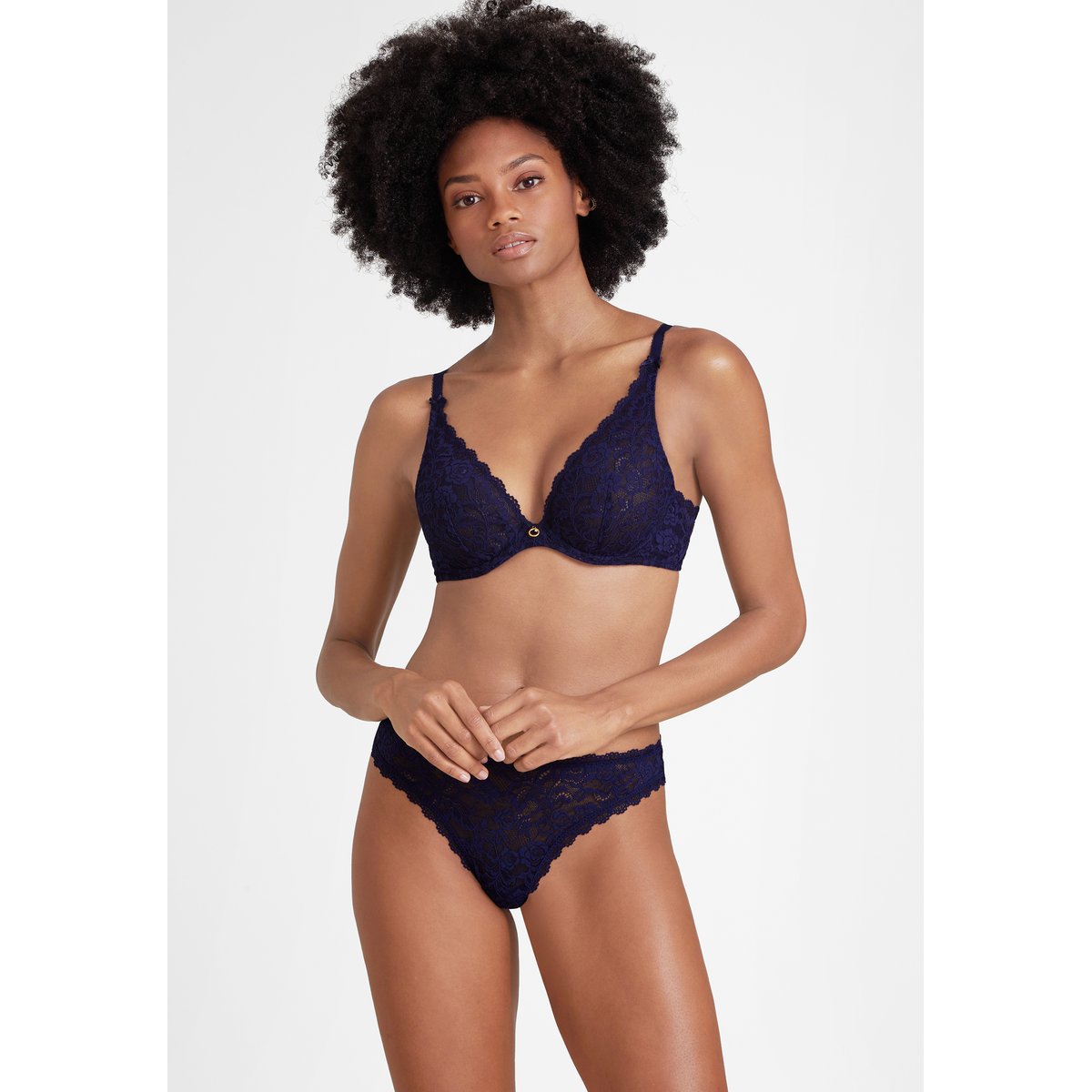 Soutien gorge Triangle avec armatures Rosessence bleu, AUBADE