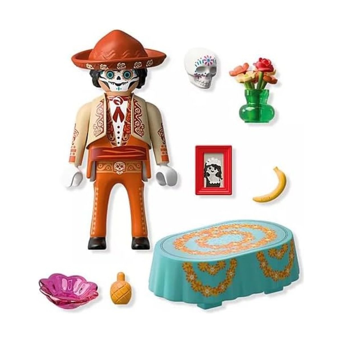 Fête des morts mexicaine multicolore, PLAYMOBIL