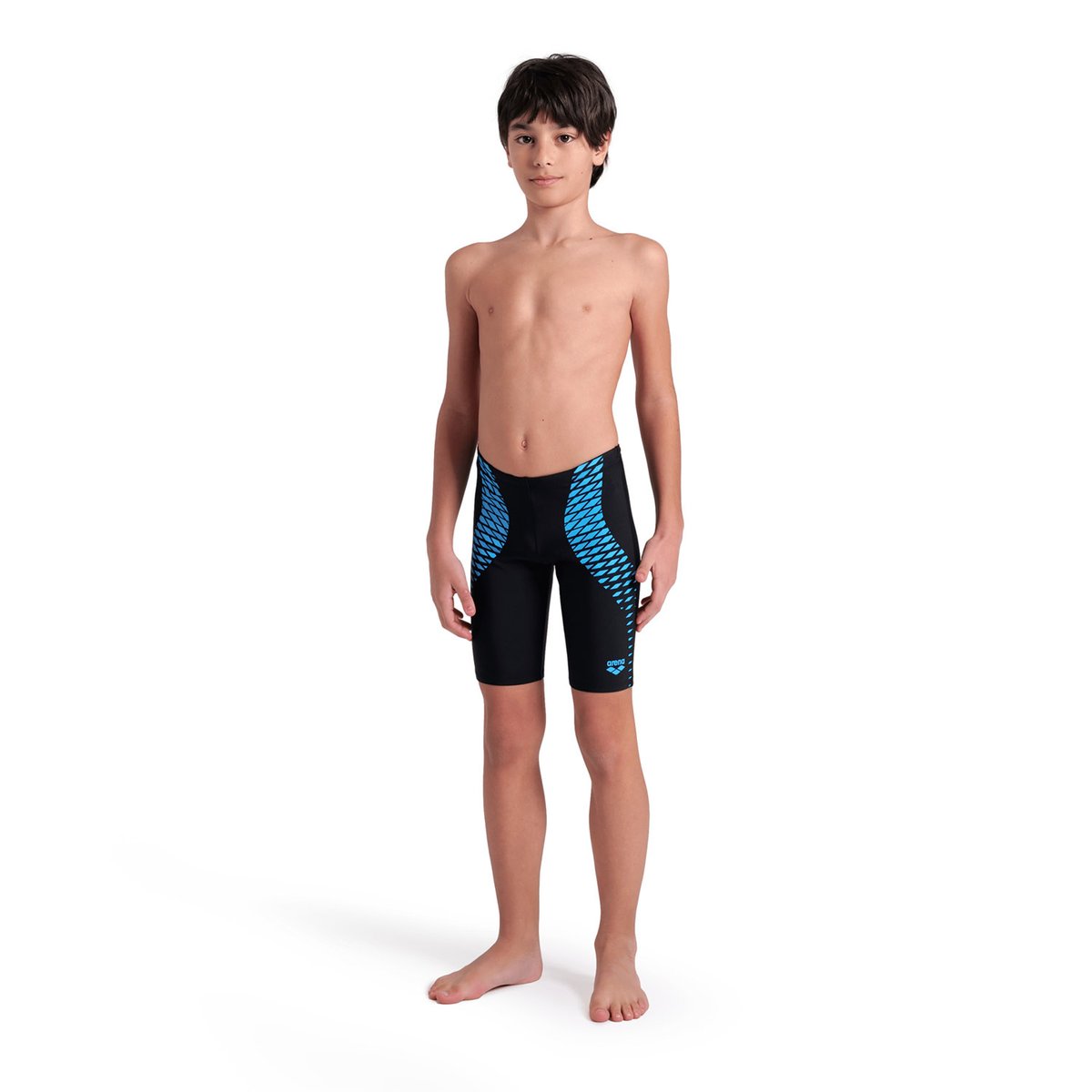 Jammer de bain arena Feel Openings pour garçon black-turquoise, ARENA