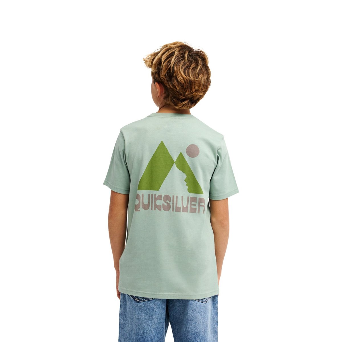 T-Shirt manches courtes PEAK vert iceberg green, QUIKSILVER