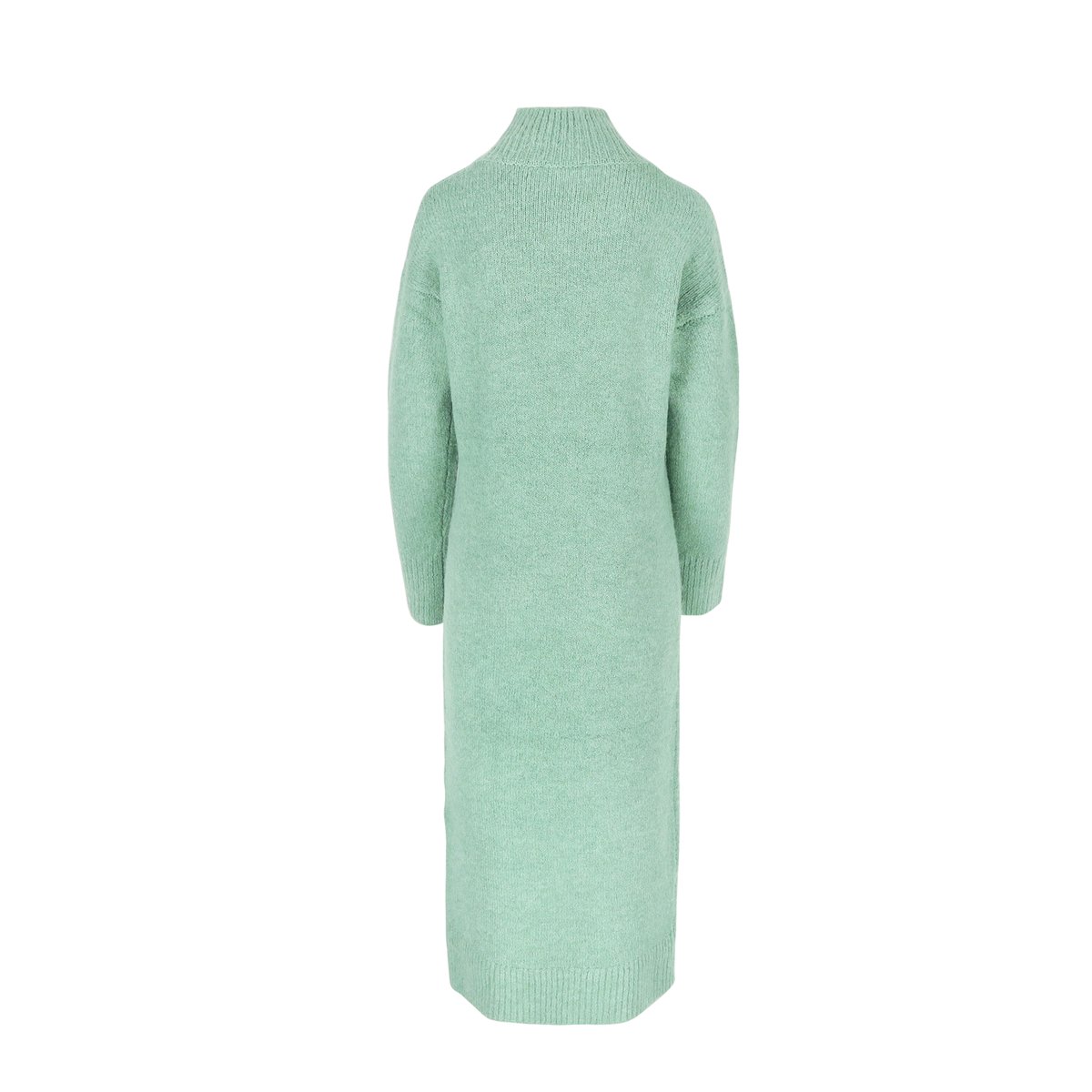 Robe pull à col montant vert menthe, LOLALIZA