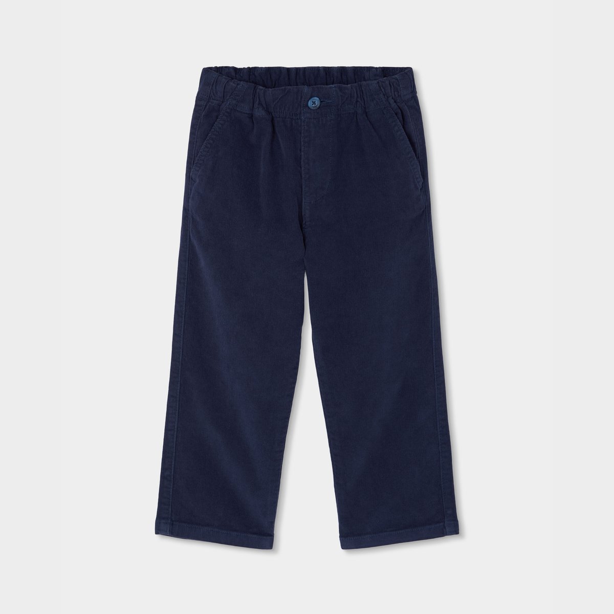 Pantalon garçon velours côtelé bleu, BOBOLI