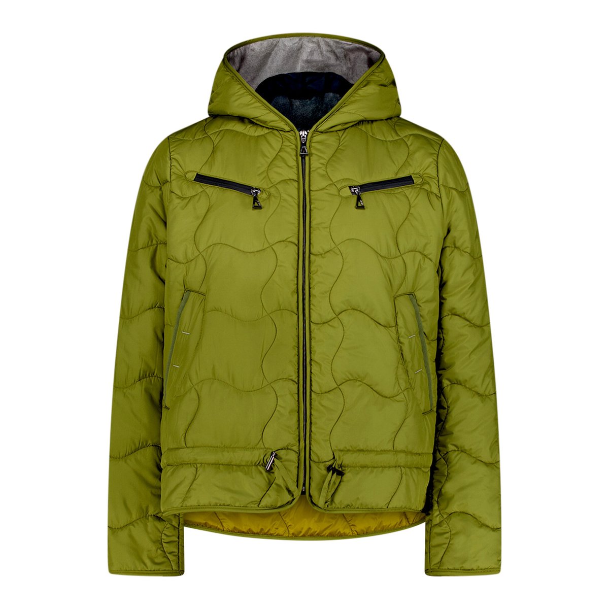 Veste matelassée à capuche avocado, GIL BRET