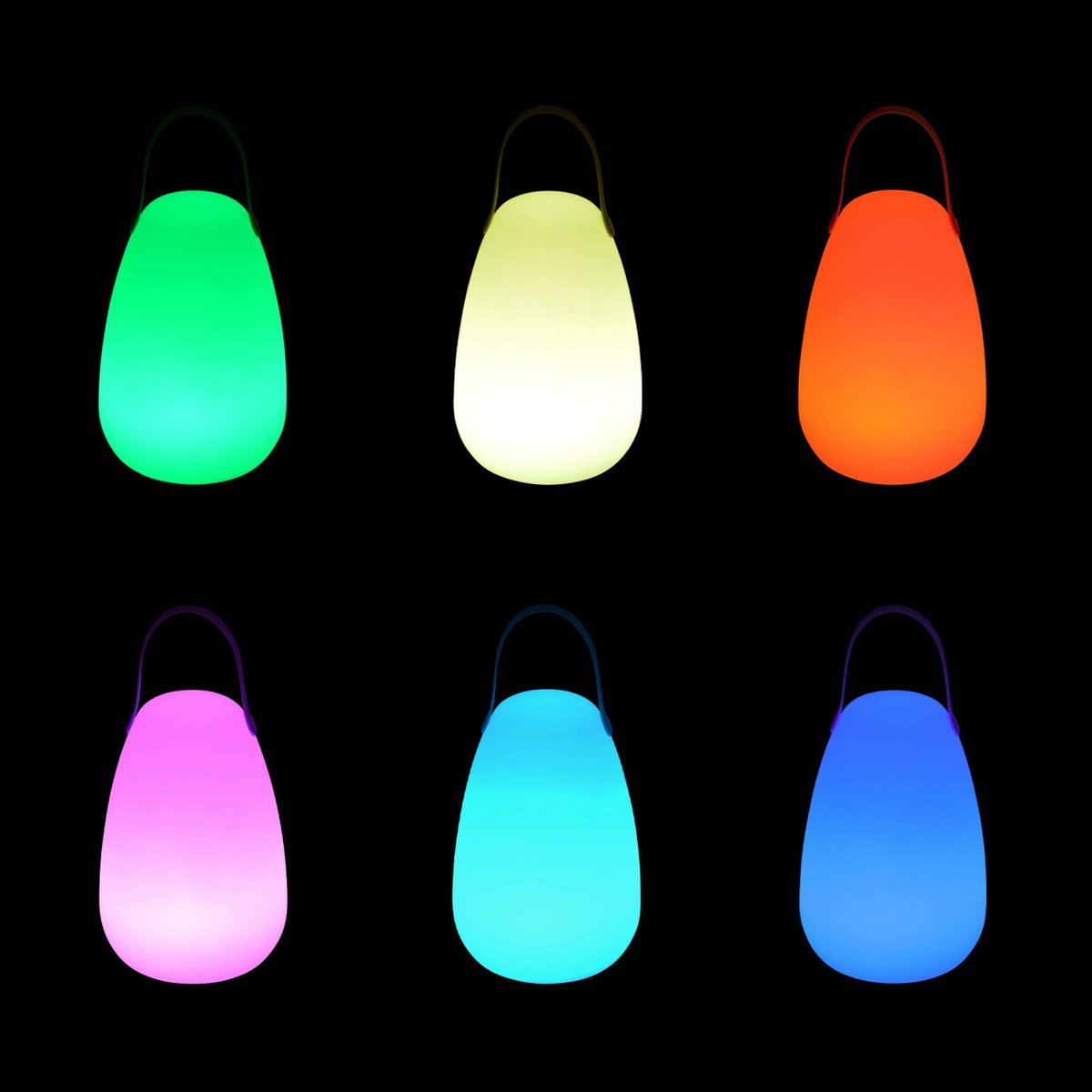 Lampe de table nomade intérieur/extérieur sans fil LUCIE couleur unique, SWEEEK
