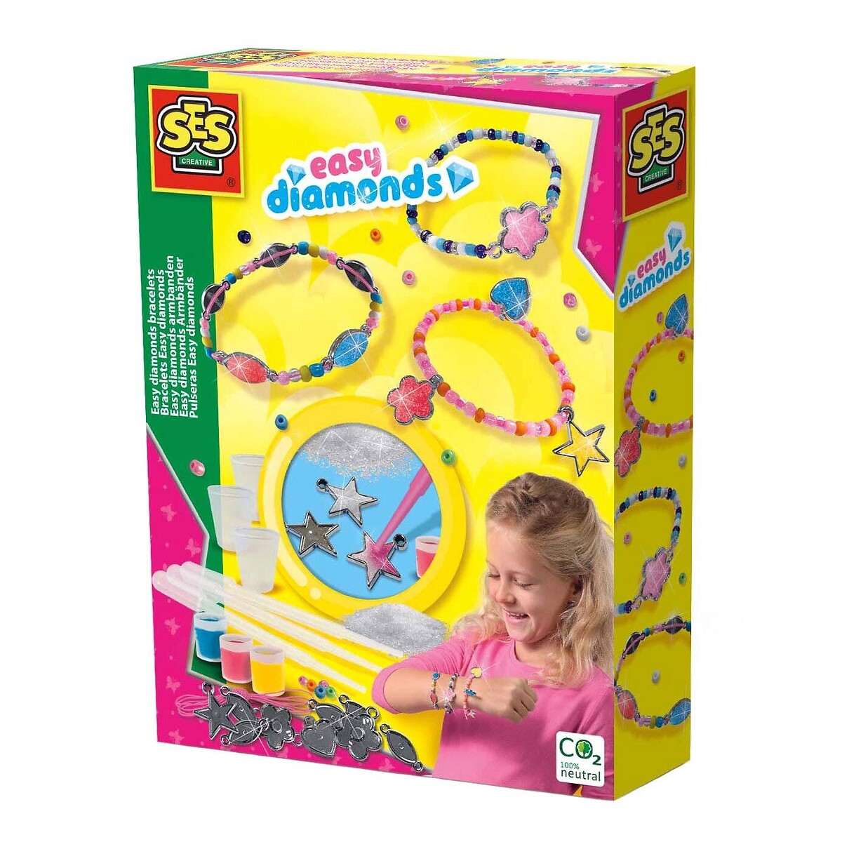 Pulseiras Easy Diamonds Hobby, SES multicolor, SES