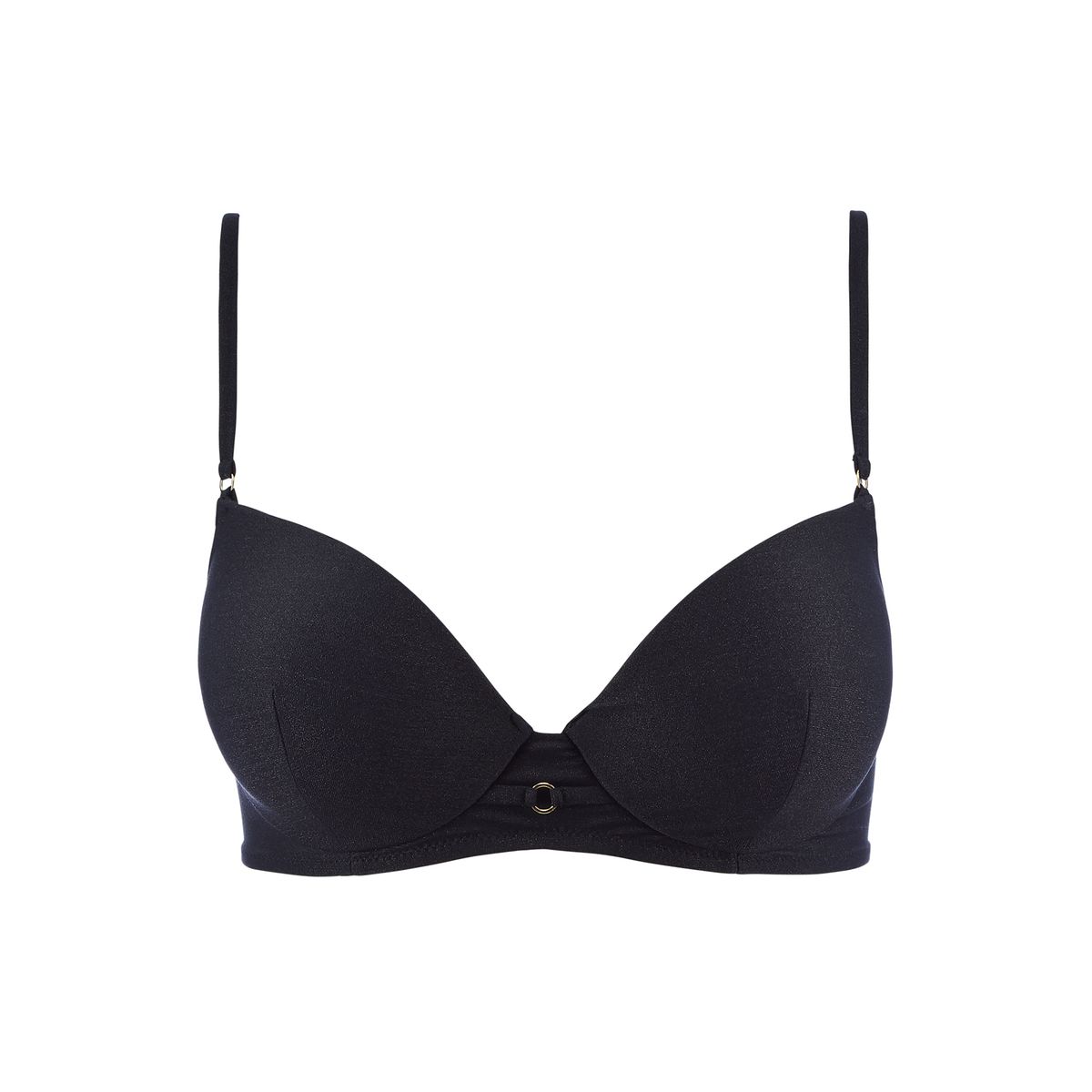 Haut de maillot de bain Push up coques Summer Glow noir, AUBADE