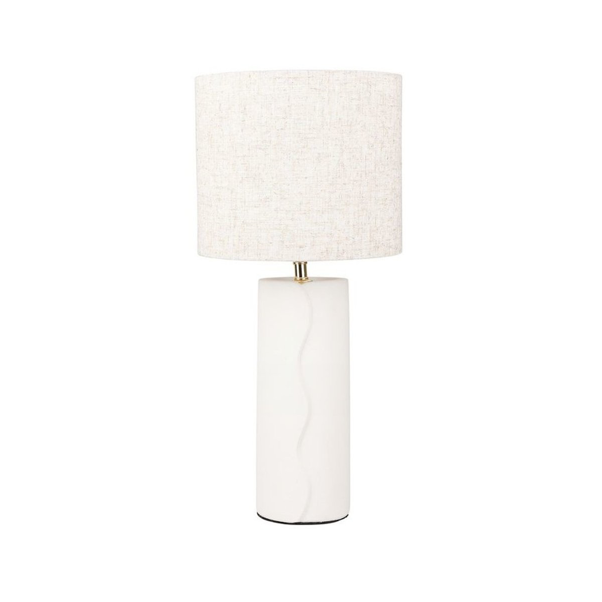Lampe céramique blanche blanc, DECORATIE