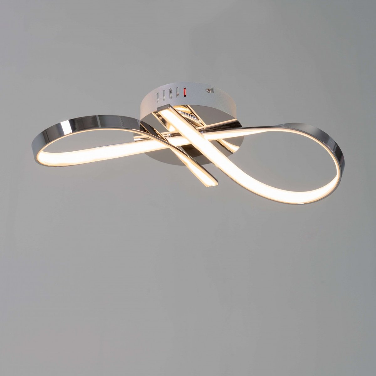 Splendide plafonnier dimmable - ACHT argenté / chromé, KOSILUM