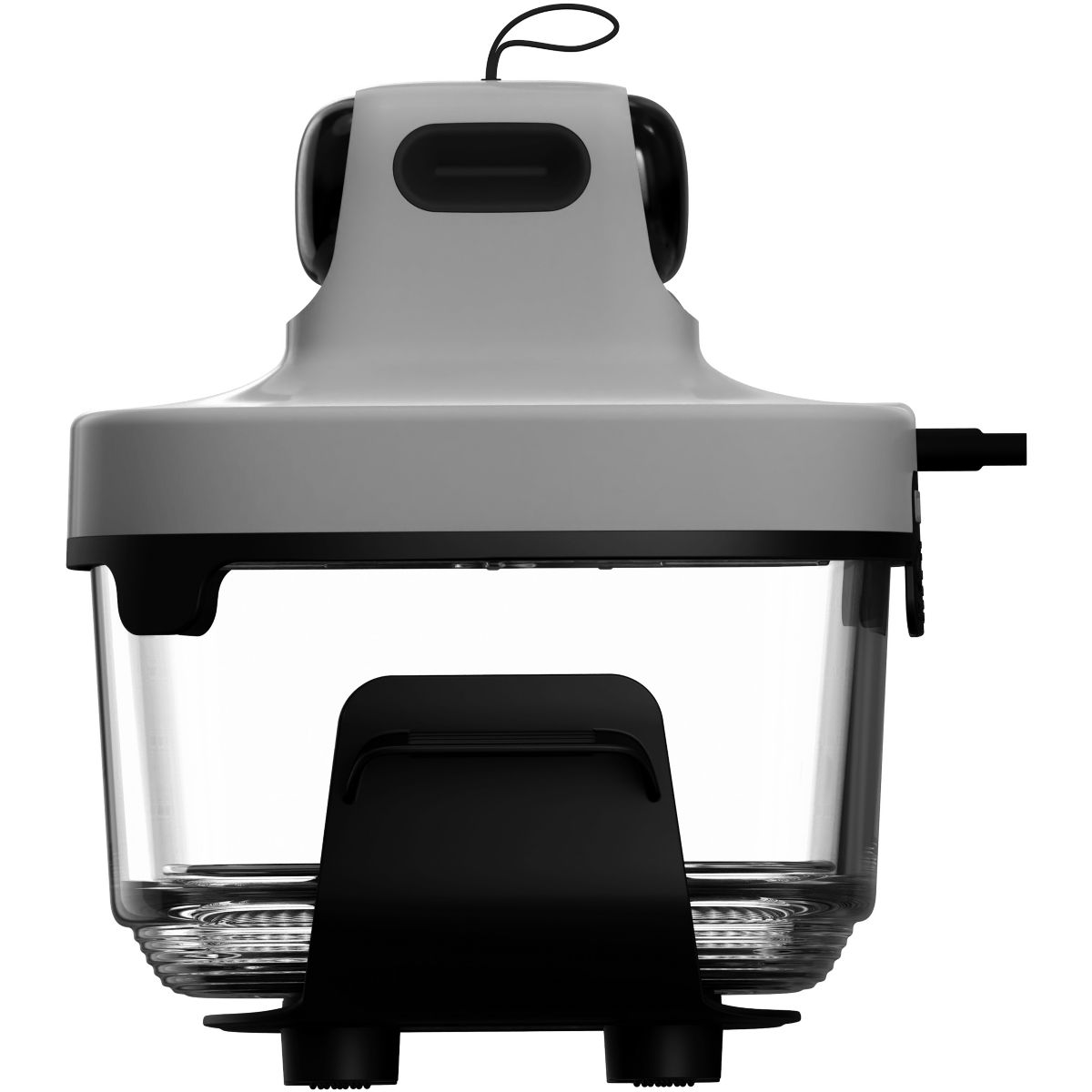 Friteuse sans huile Tasti™,Gris, 5 en 1, 2 récipients: 2,5L et 4,5L, 1500W couleur unique, DREAME