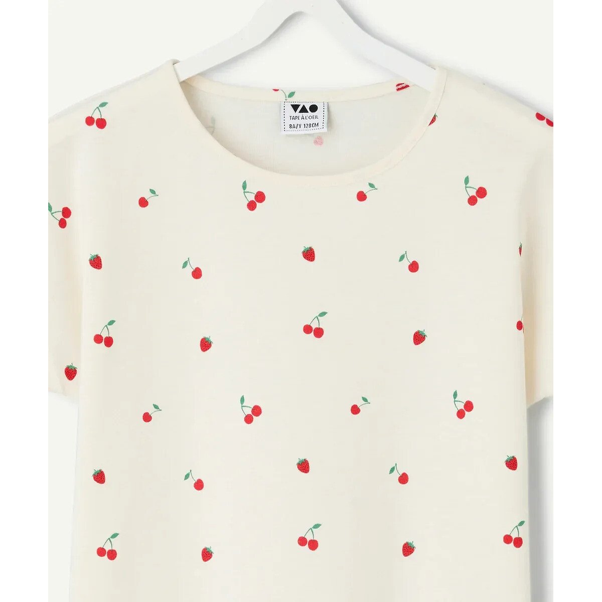 T-shirt manches courtes blanc, TAPE A L'OEIL