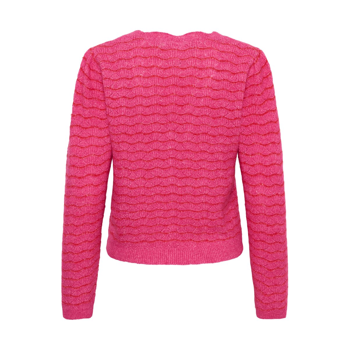 Cardigan à tricot rose rouge pink/red, CULTURE