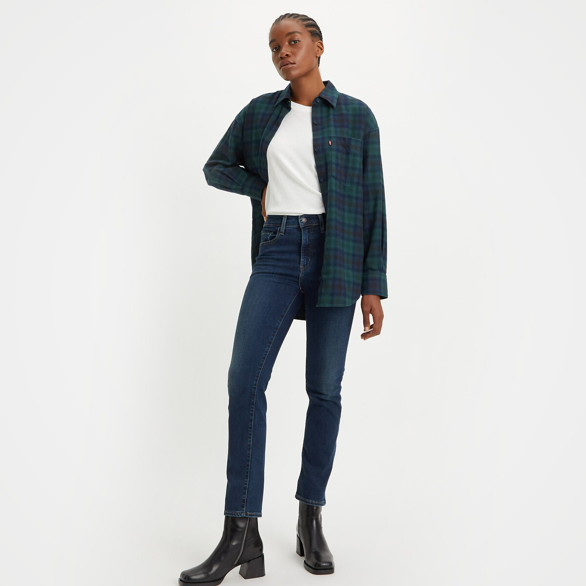 724 High Rise Straight Jeans blue swell, LEVI'S