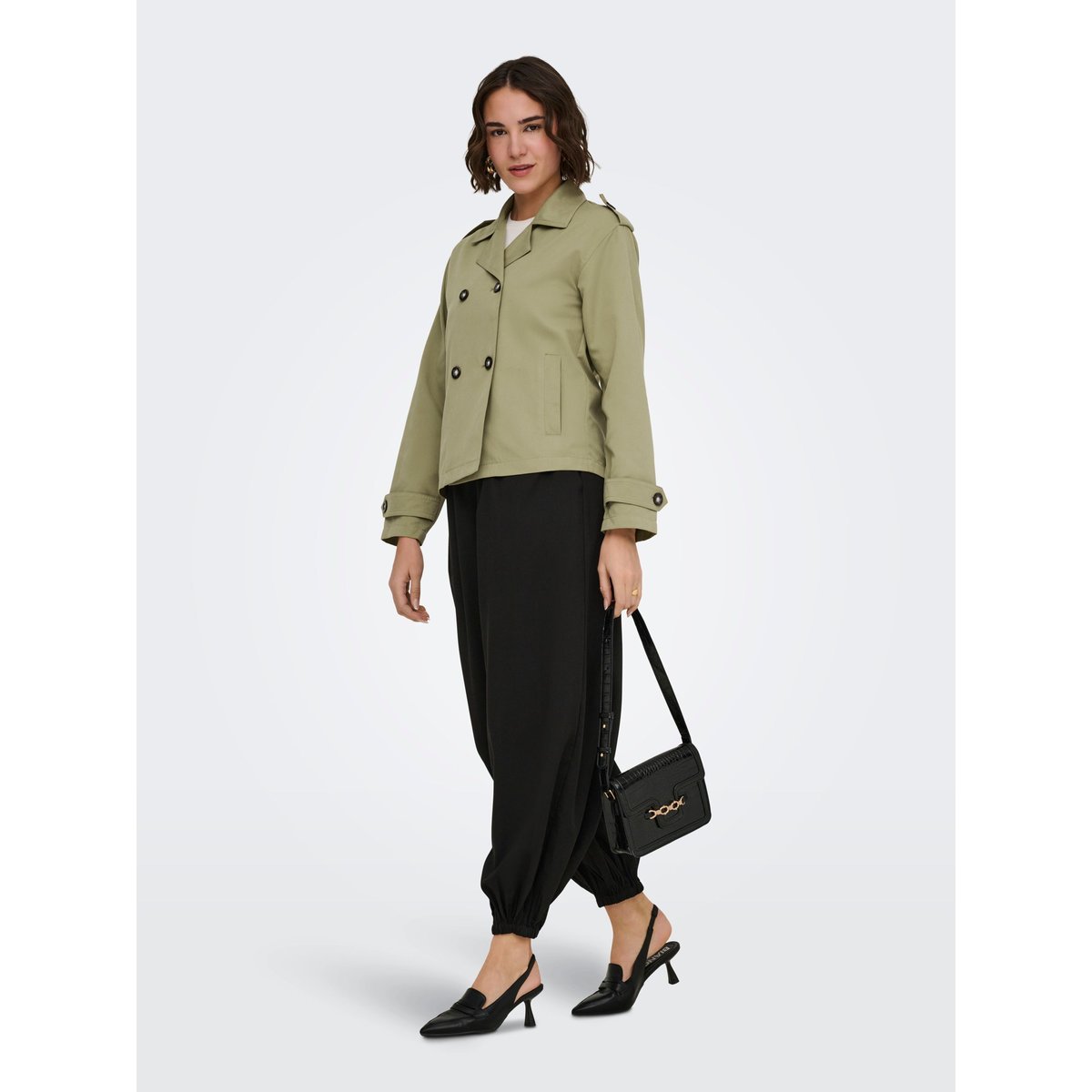 Trench Coat aloe, ONLY