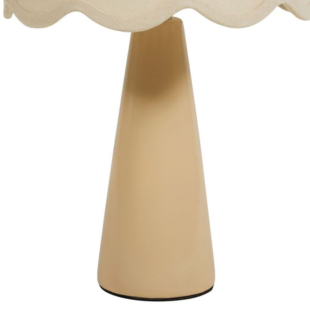 Lampe céramique lin Mathilde nude beige, DECORATIE