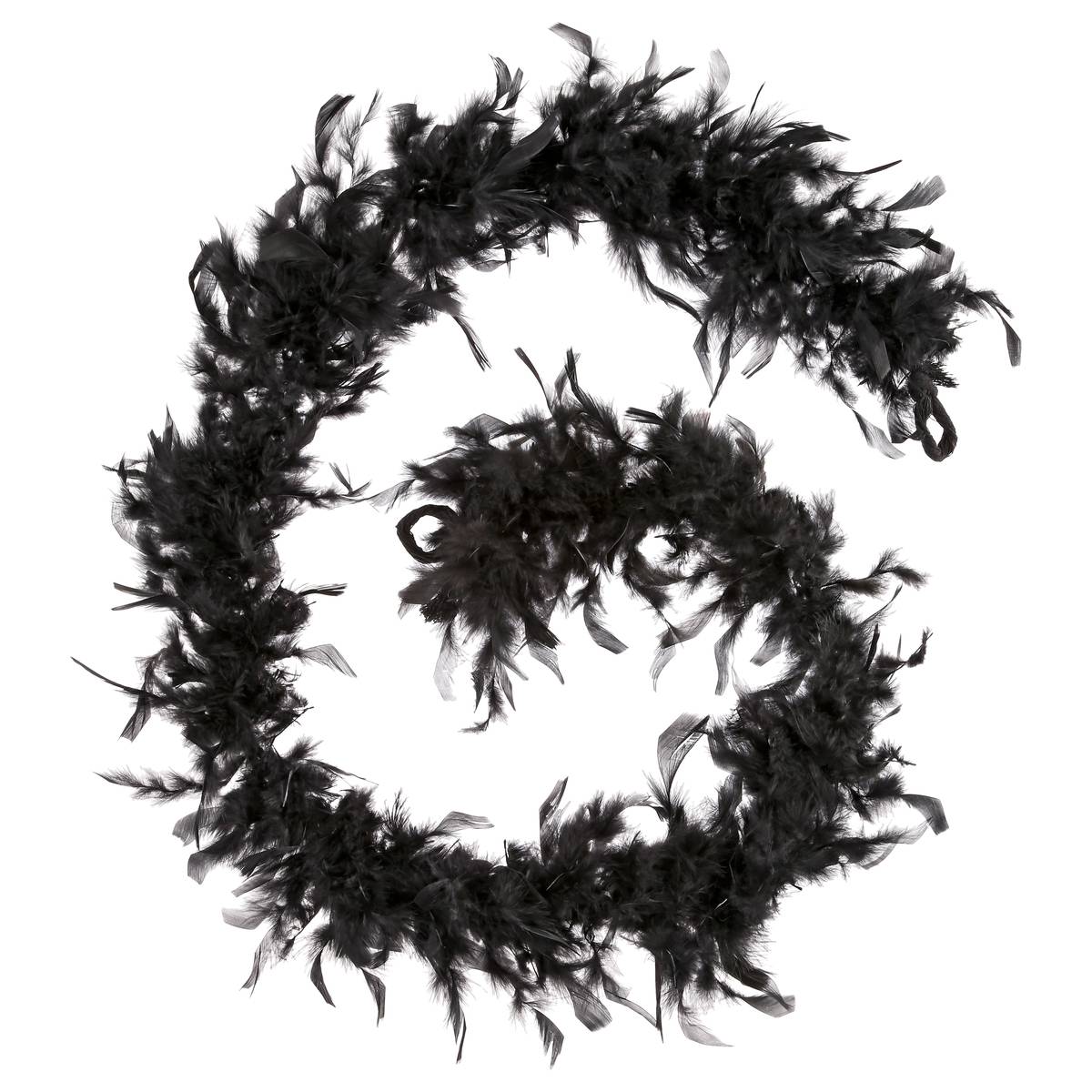 Plume Boa 1m80 - 45 grs noir, FEERIC LIGHTS & CHRISTMAS