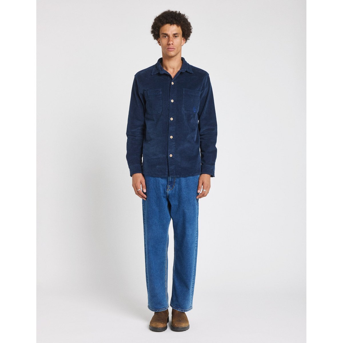 PANTALON BAGGY BROOME bleu foncé, PULLIN