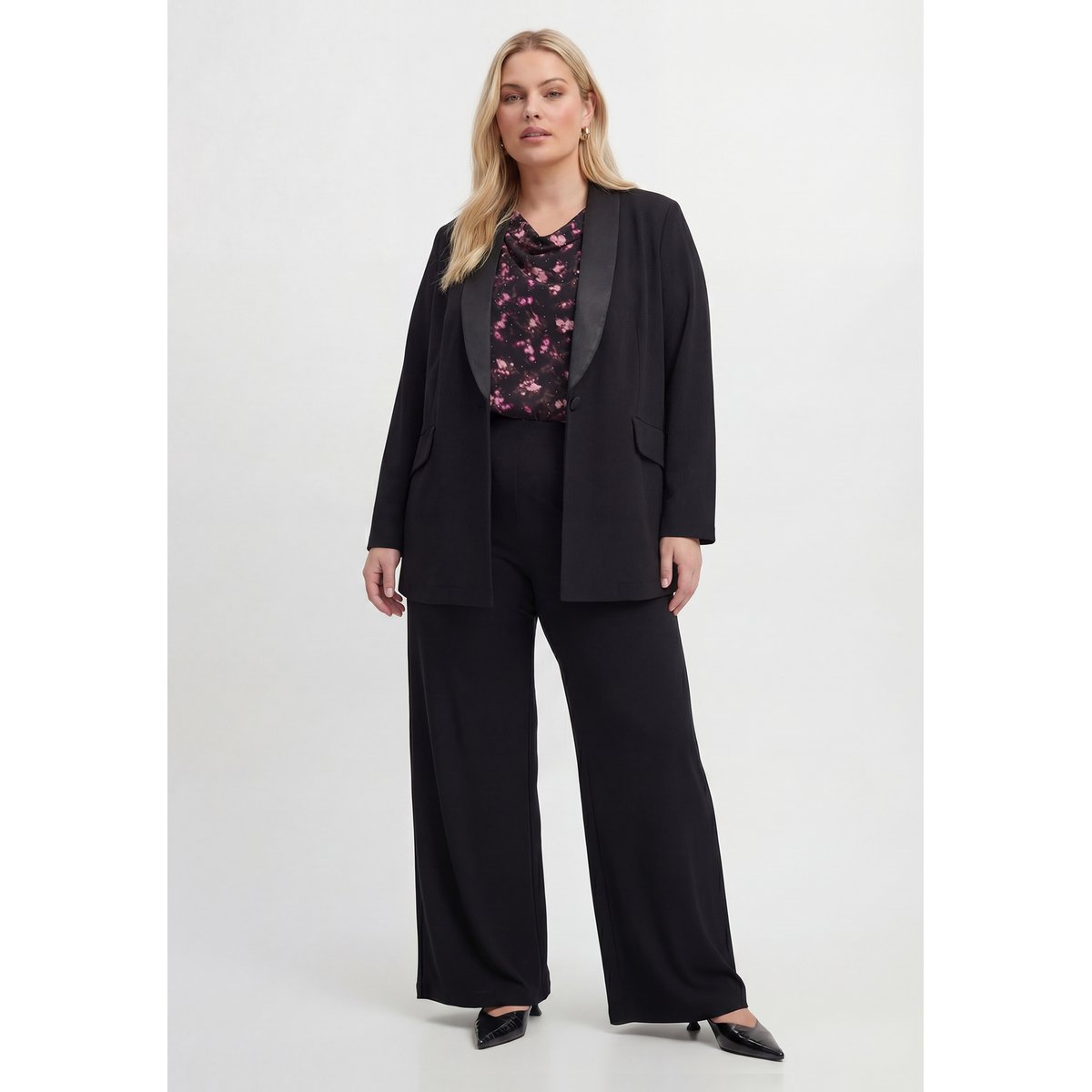 Veste /Blazer avec fermeture à bouton noir, YOEK