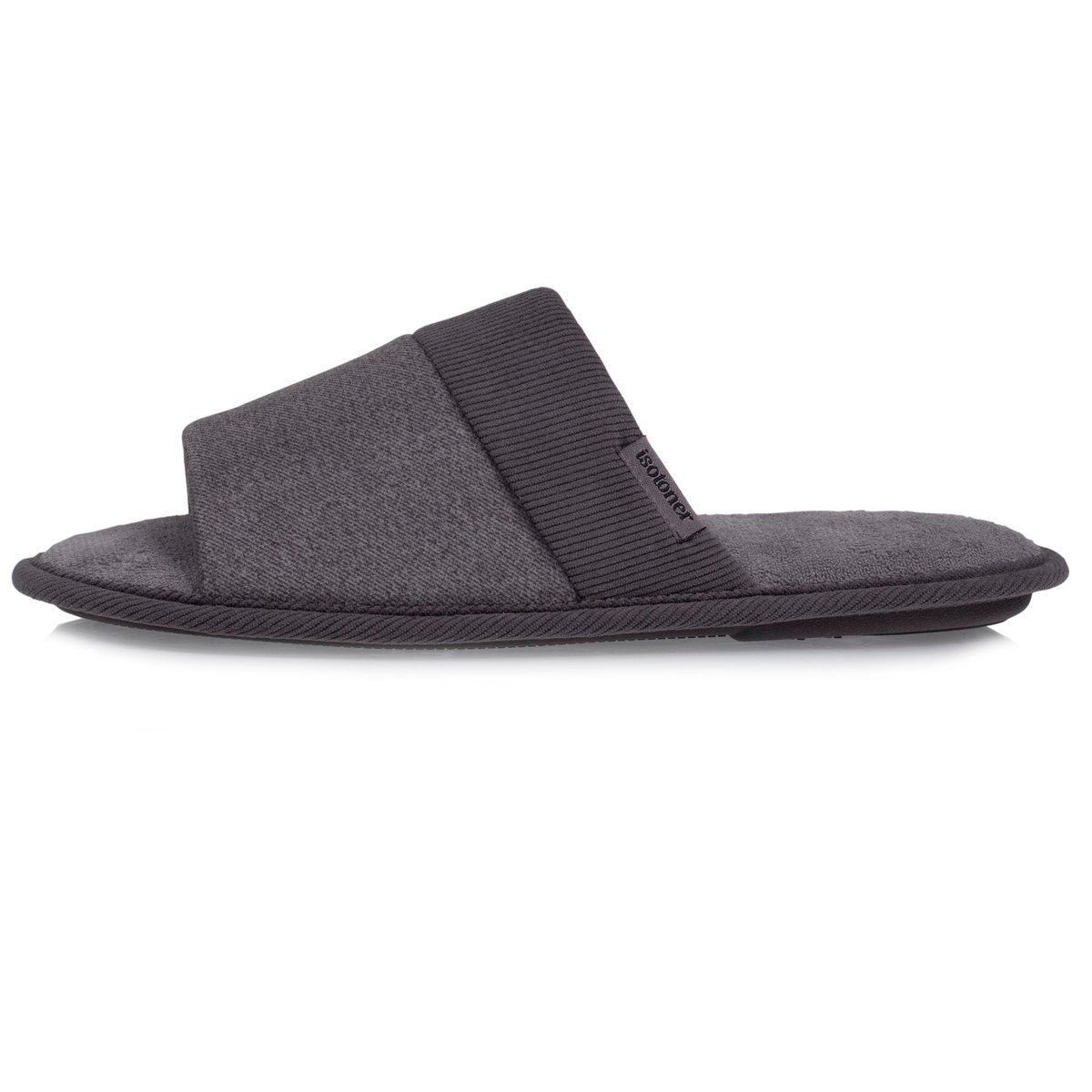 Chaussons Mules ouvertes gris, ISOTONER