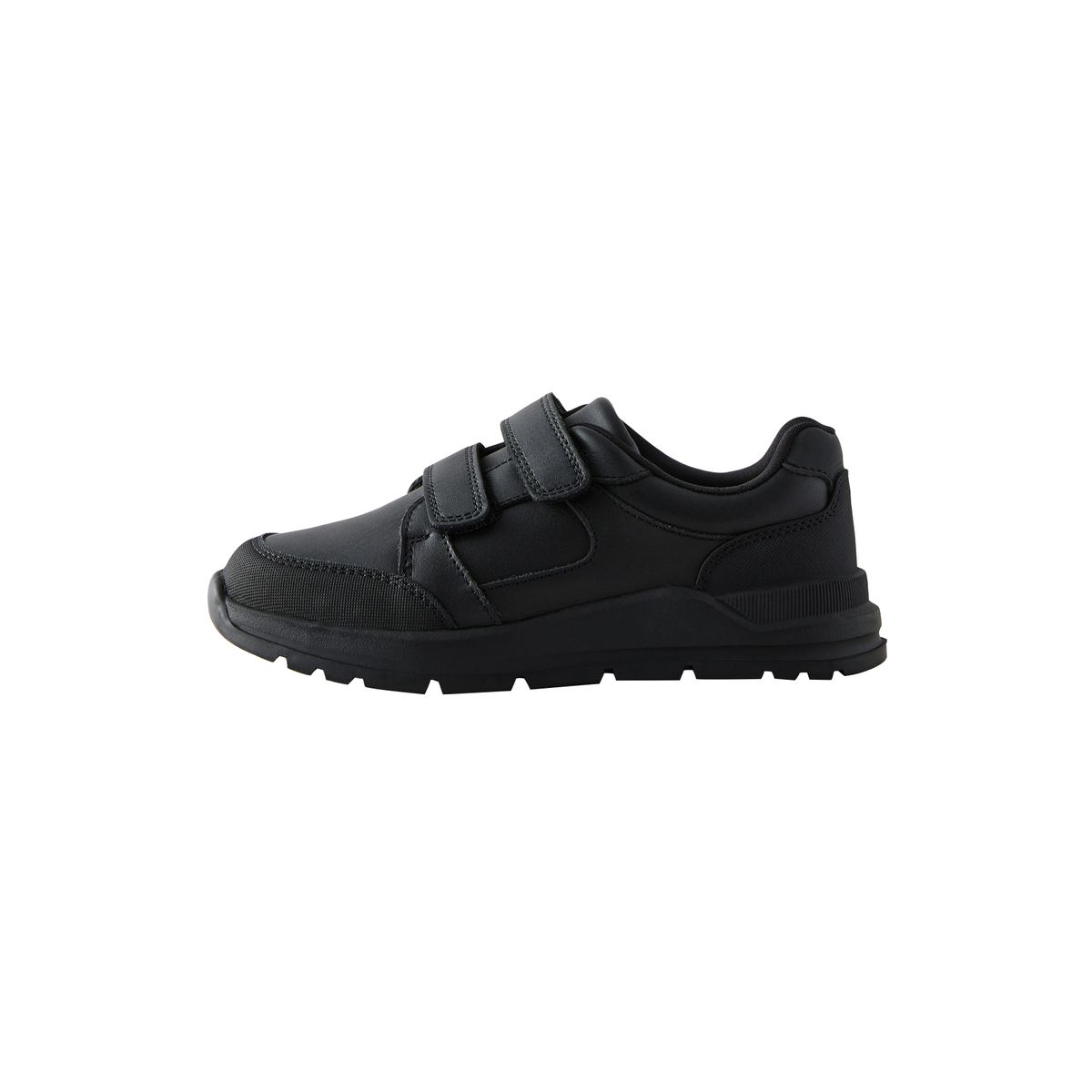 Chaussures d’école en cuir à scratch noir, NEXT