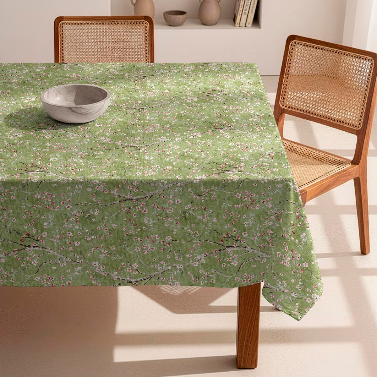 Nappe anti-taches Bosque - 100% coton - vert, NAF NAF HOME