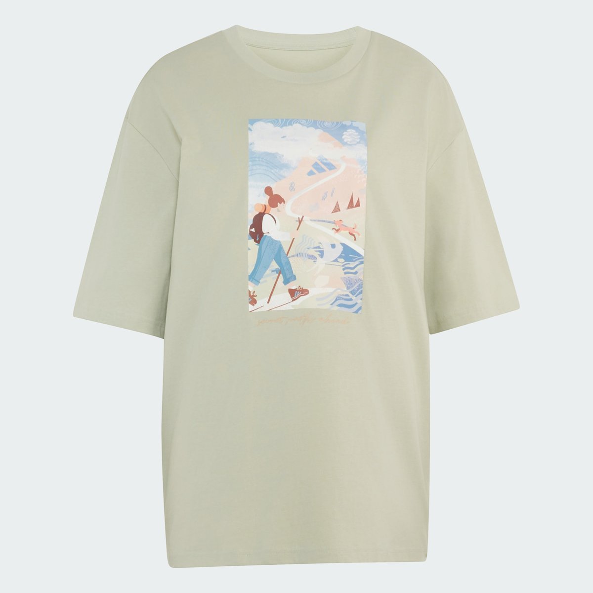 T-Shirt Graphique Terrex Secret Paths Ahead T-Shirt Graphique Terrex Secret Paths Ahead halo green, adidas Performance